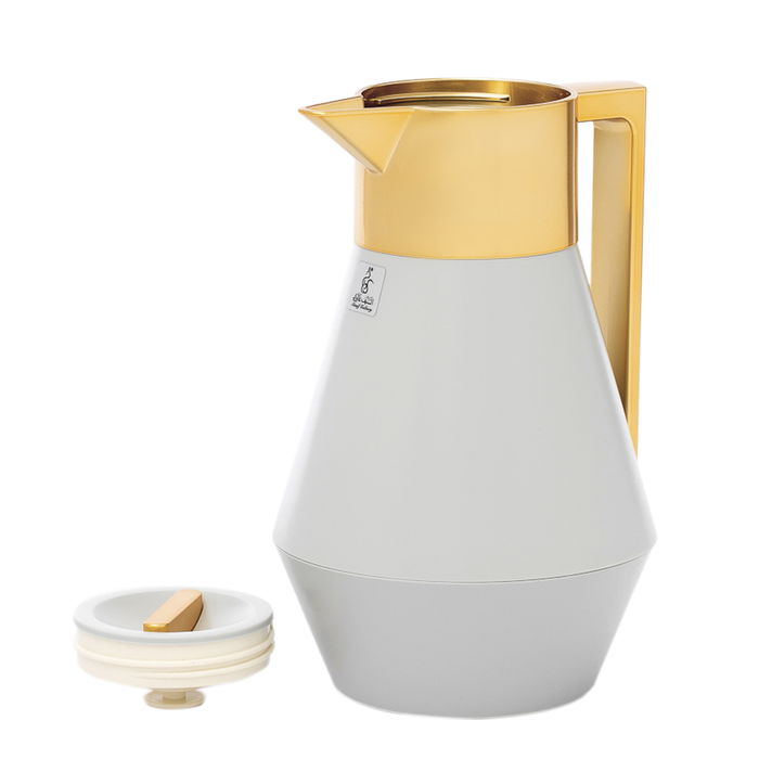 Everest Lydia Thermos Light Grey Hand Gold 1 Liter image 2