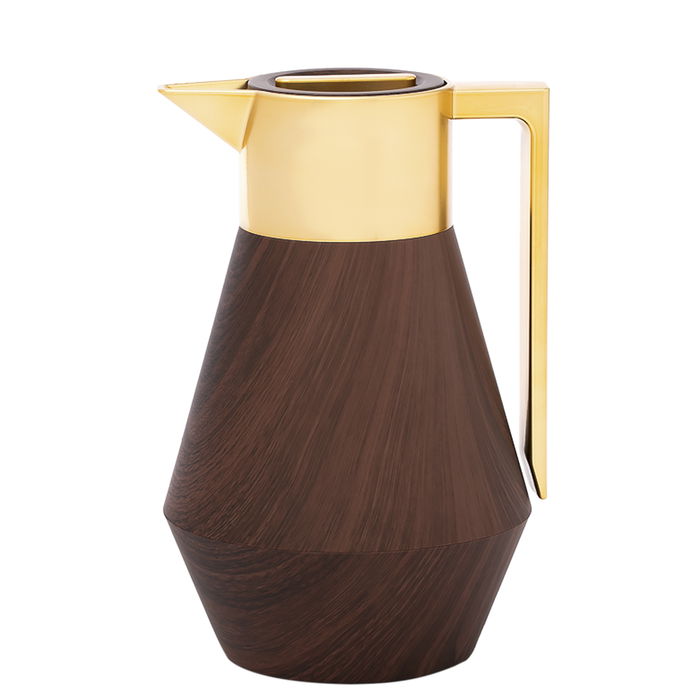 Everest Thermos Lydia wooden Gold Hand 1 liter image 4