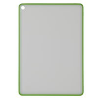 White Rectangular Cutting Board with Large Green Edge 36*25*0.5 cm product image