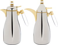 Maymouna thermos set, silver, transparent and gold, two pieces product image