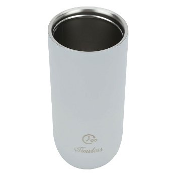 Timeless mug, white steel, zipper cover, 500 ml image 3
