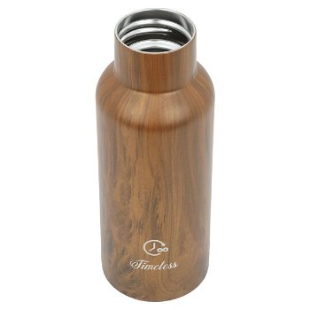 Timeless thermos for trips, wooden steel thermos, 500 ml image 3