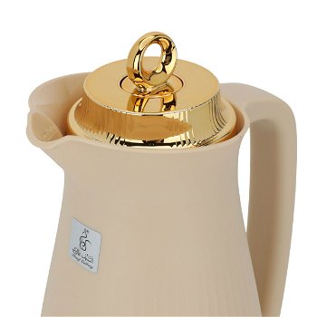 Timeless Manal thermos, light beige, golden cover, 1 liter image 5