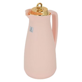 Timeless Manal thermos light peach with golden cover 1 liter image 2