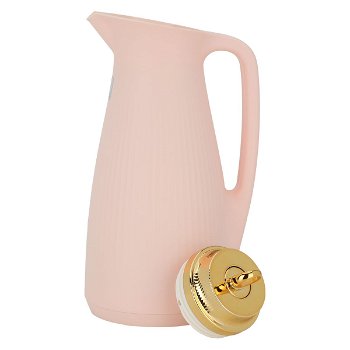 Timeless Manal thermos light peach with golden cover 1 liter image 3