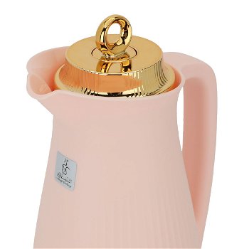 Timeless Manal thermos light peach with golden cover 1 liter image 5