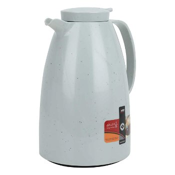Lima thermos 2-liter light gray marble with push button image 1