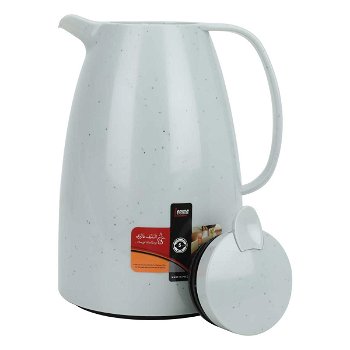Lima thermos 2-liter light gray marble with push button image 2