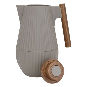 Liar thermos cappuccino matte with wooden handle 1 liter image 3