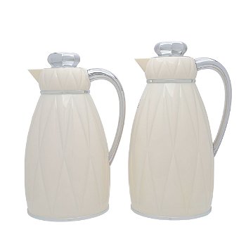 Aseel thermos set, silver beige, 2-pieces image 1