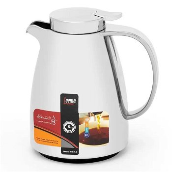 Lima thermos 0.35 liter chrome tea and coffee compressor image 1