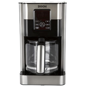 Edison Coffee Machine 1.8 Liter Black Steel 1000 Watt image 7