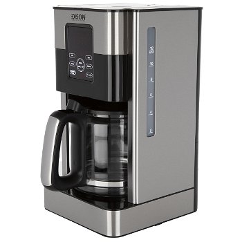 Edison Coffee Machine 1.8 Liter Black Steel 1000 Watt image 2