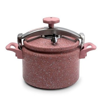 Volcano pink granite pressure cooker, Al Saif Gallery, 11 liters image 1