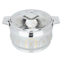 Indian food keeper, silver engraved with gold, 5000 ml product image