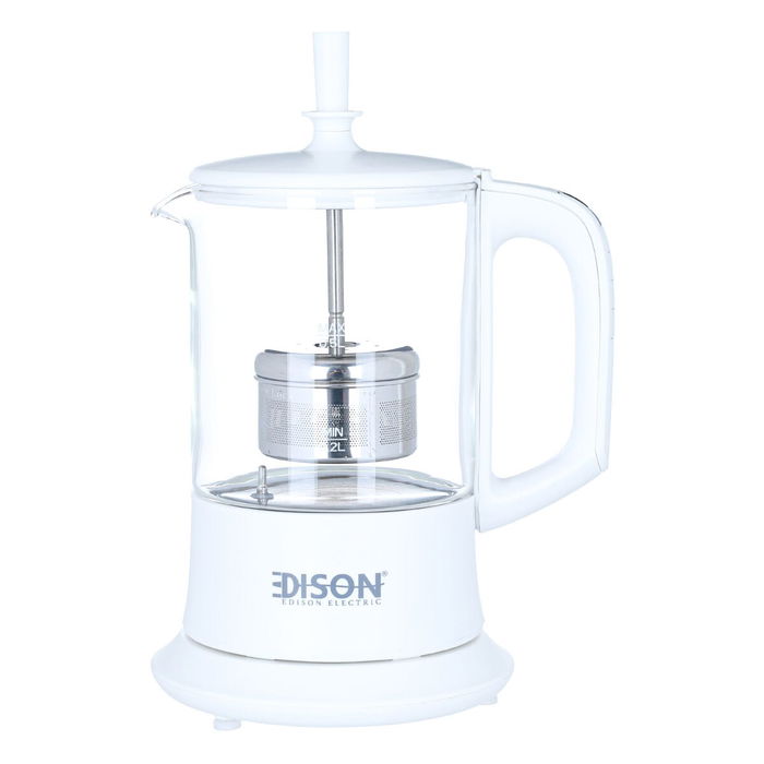 Edison Kettle And Tea Maker, 0.5 Liter, 1100 Watt - White image 2