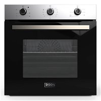Edison built-in electric oven, steel, 76 liters, 60 cm, 2463 watts product image