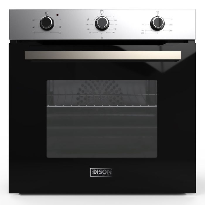 Edison built-in electric oven, steel, 76 liters, 60 cm, 2463 watts image 1