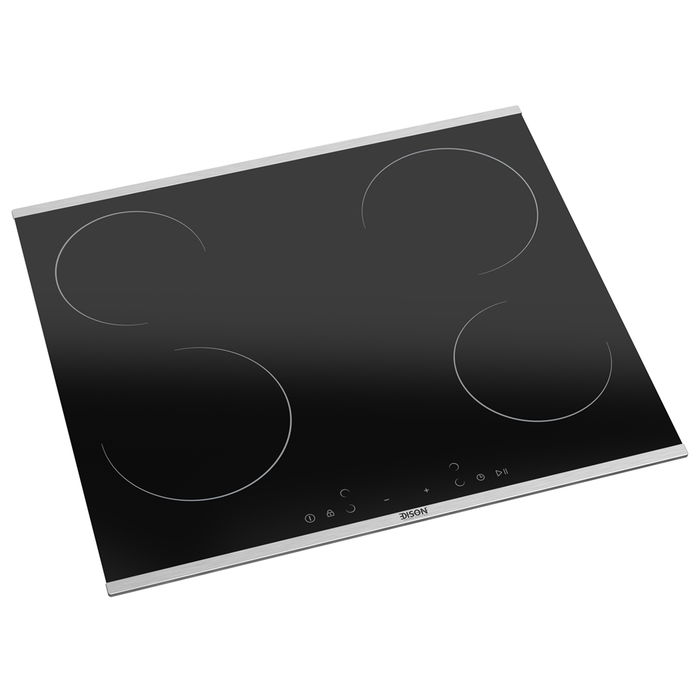 Edison Built-In Electric Hob Black 4 Burners 60 ×60 cm image 1