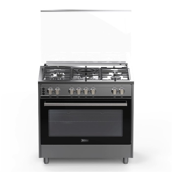 Edison Stand Gas Oven 5 Burners Heavy 60×90 cm image 2