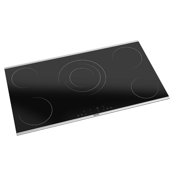 إديسون موقد كهربائي مدمج بلت ان أسود 5 عيون 60 ×90 سم image 1