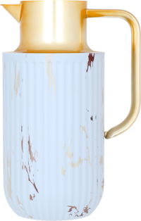 Everest Laura Gray Marble Thermos With Golden Handle 1.6 L product image