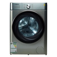 Fisher automatic washing machine, 10 kg, silver steel, front loading, inverter, 14 programmes product image