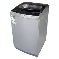 Fisher automatic washing machine, 8 kg, top load, silver, steel, control lock product image